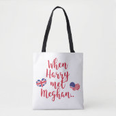 Als Harry Meghan traf | Fun Royal Wedding Tasche (Vorderseite)