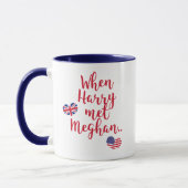 Als Harry Meghan traf | Königliche Hochzeit Tasse (Links)