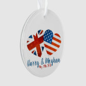 Als Harry Meghan traf Ornament (Vorderseite)