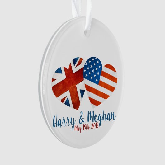 Als Harry Meghan traf Ornament (Vorderseite)
