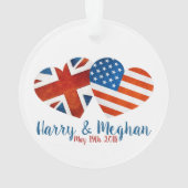 Als Harry Meghan traf Ornament (Rückseite)