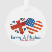 Als Harry Meghan traf Ornament (Vorderseite)
