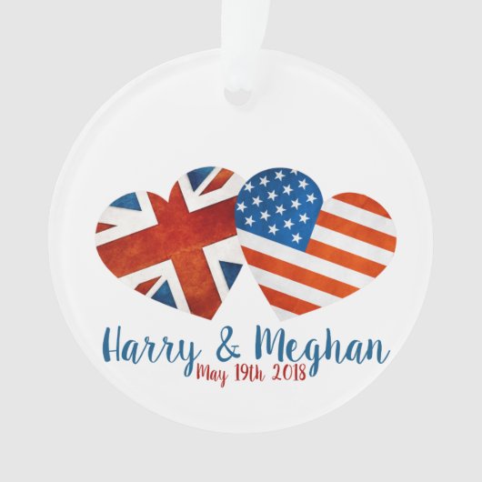 Als Harry Meghan traf Ornament (Vorderseite)