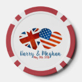 Als Harry Meghan traf Pokerchips (Rückseite)