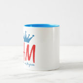 Als Harry Meghan traf Zweifarbige Tasse (Mittel)