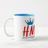 Als Harry Meghan traf Zweifarbige Tasse (Links)