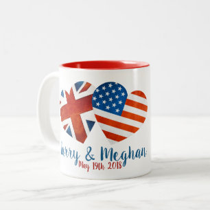 Als Harry Meghan traf Zweifarbige Tasse
