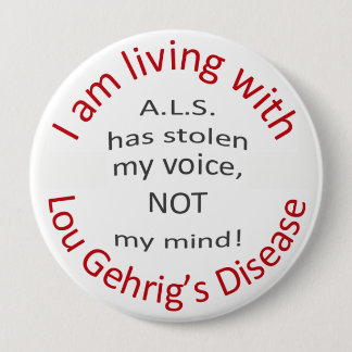 ALS hat meine Stimme gestohlen Button