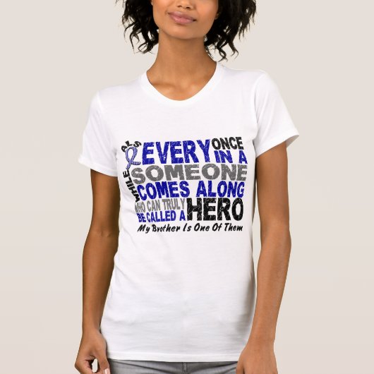 Als-Held kommt entlang 1 Bruder T-Shirt (Vorderseite)