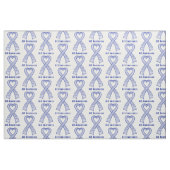 Als-Herz-Band der Hoffnung Stoff (Fat Quarter (45,7 x 55,9 cm))