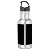 Als Hexen beim Walzer tanzen Halloween Spukhaus Edelstahlflasche (Rückseite)