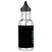 Als Hexen beim Walzer tanzen Halloween Spukhaus Edelstahlflasche (Links)