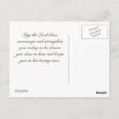 Als Hirschhose für Wasser, Bibel Psalm 42 Custom Postkarte (Rückseite)