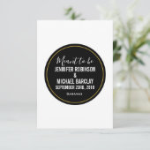 als Hochzeitsvorlage Ankündigung (Stehend Vorderseite)