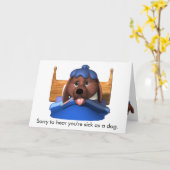 Als Hundeausweis Karte (Gelbe Blume)