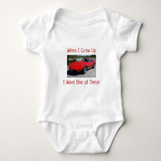 Als ich 1975 aufwuchs Corvette Baby Strampler