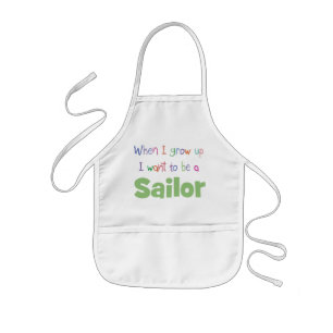 Als ich aufwuchs Sailor Kinderschürze