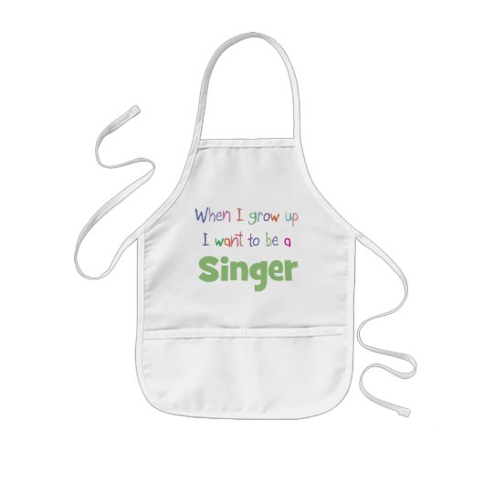 Als ich aufwuchs Sänger Kinderschürze (Vorne)