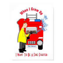 Als ich aufwuchs, Wollte ich, Feuerwehrmann zu wer