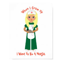 Als ich aufwuchs, Wollte ich, Krankenschwester zu 
