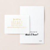Als ich Betrunken war - der Vorschlag von Bridesma Folienkarte (Anzeige)