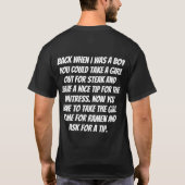 Als ich ein Junge war T-Shirt (Rückseite)