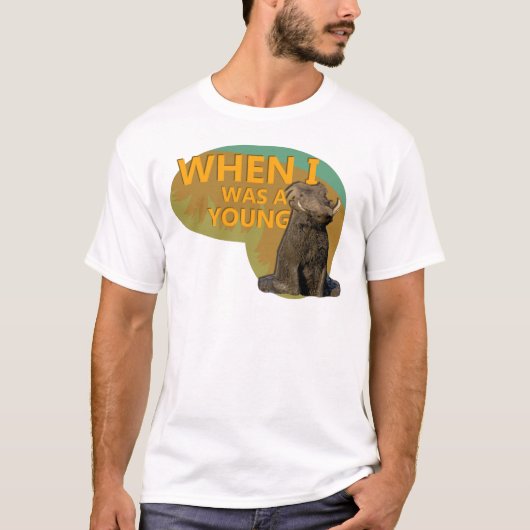 Als ich ein junges Warthog war! T-Shirt (Vorderseite)