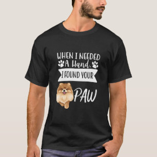 Als ich eine Hand brauchte, fand ich deinen Spitz T-Shirt