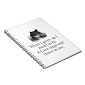 Als ich erwachsen bin, bin ich Gemein zu sein Notizblock (Rechte Seite)