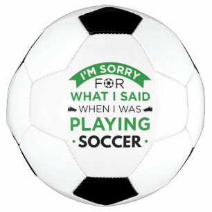 Als ich Fußball spielte