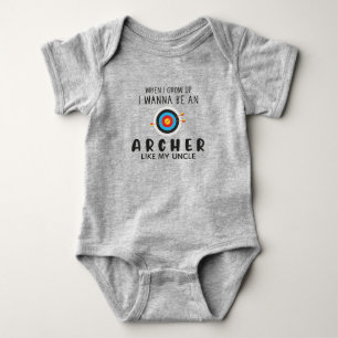 Als ich groß bin, werde ich ein Archer wie mein On Baby Strampler
