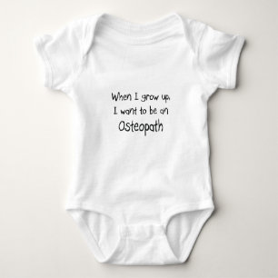 Als ich groß bin, wollte ich ein Osteopath zu sei Baby Strampler