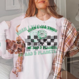 Als ich jung war, hatten wir 9 Planeten, Pluto Pla T-Shirt