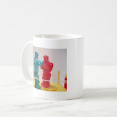 Als ich klein war, war ich eine Roboter-Tasse Kaffeetasse (Vorderseite Links)