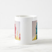 Als ich klein war, war ich eine Roboter-Tasse Kaffeetasse (Mittel)