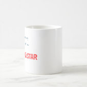 Als ich mit Rock Star aufwuchs Kaffeetasse (Mittel)
