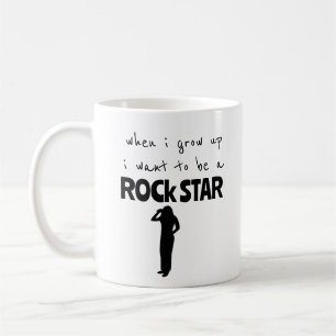 Als ich mit Rock Star Kaffee Tasse aufwuchs
