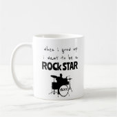 Als ich mit Rock Star Kaffee Tasse aufwuchs (Links)