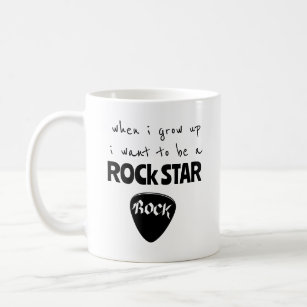 Als ich mit Rock Star Kaffee Tasse aufwuchs
