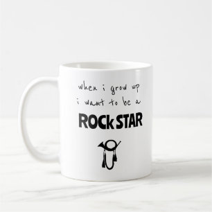 Als ich mit Rock Star Kaffee Tasse aufwuchs