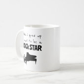 Als ich mit Rock Star Kaffee Tasse aufwuchs (Vorderseite Links)
