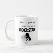 Als ich mit Rock Star Kaffee Tasse aufwuchs (Links)