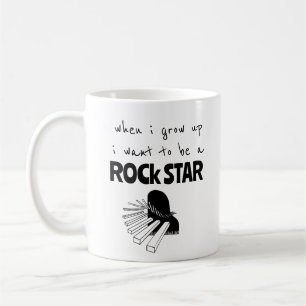 Als ich mit Rock Star Kaffee Tasse aufwuchs