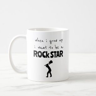 Als ich mit Rock Star Kaffee Tasse aufwuchs