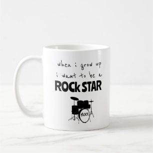 Als ich mit Rock Star Kaffee Tasse aufwuchs