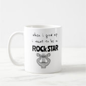 Als ich mit Rock Star Kaffee Tasse aufwuchs (Links)