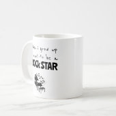 Als ich mit Rock Star Kaffee Tasse aufwuchs (Vorderseite Links)