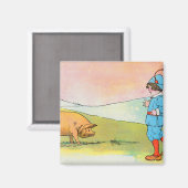 Als ich nach Bonner ging, traf ich ein Schwein - K Magnet (Vorderseite/Rückseite)
