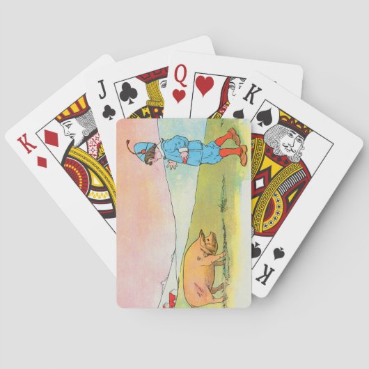 Als ich nach Bonner ging, traf ich ein Schwein - K Spielkarten (Rückseite)