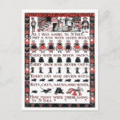 Als ich nach St. Ives ging Postkarte (Vorderseite)